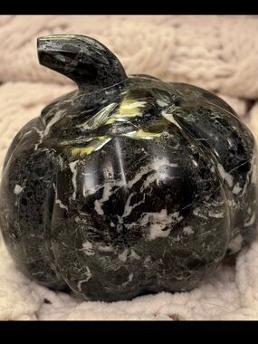 Zebra jasper crystal pumpkin